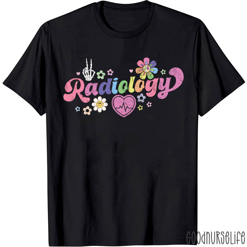 Sunflower Radiology Heartbeat T-Shirt