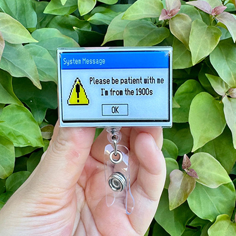 Please Be Patient With Me Badge Reel