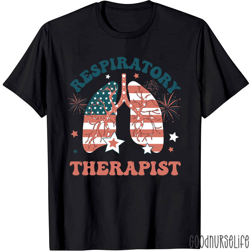 Respiratory Therapist 4th Of July RT Nurse T-Shirt