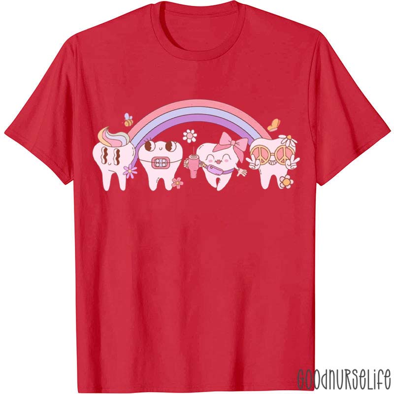 Boho Floral Dental T-Shirt