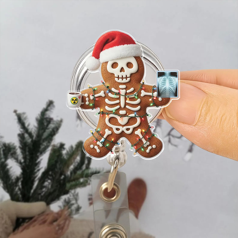 Xray Gingerbread Badge Reel