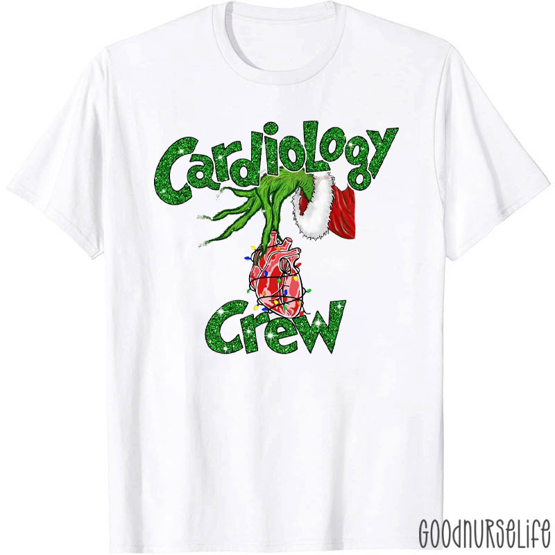 Cardiology Crew Heart With Lights T-Shirt
