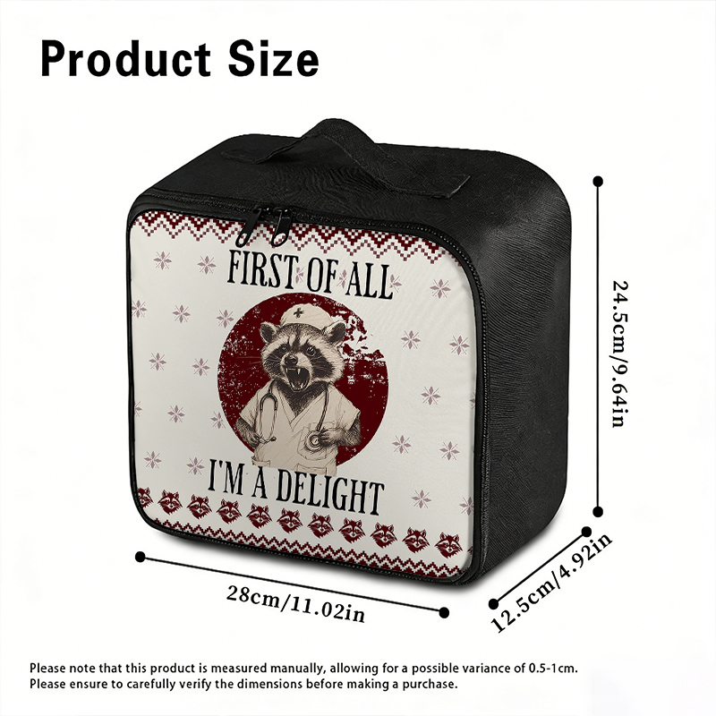 First Of All I'm A Delight Nurse First Aid Kit Bag