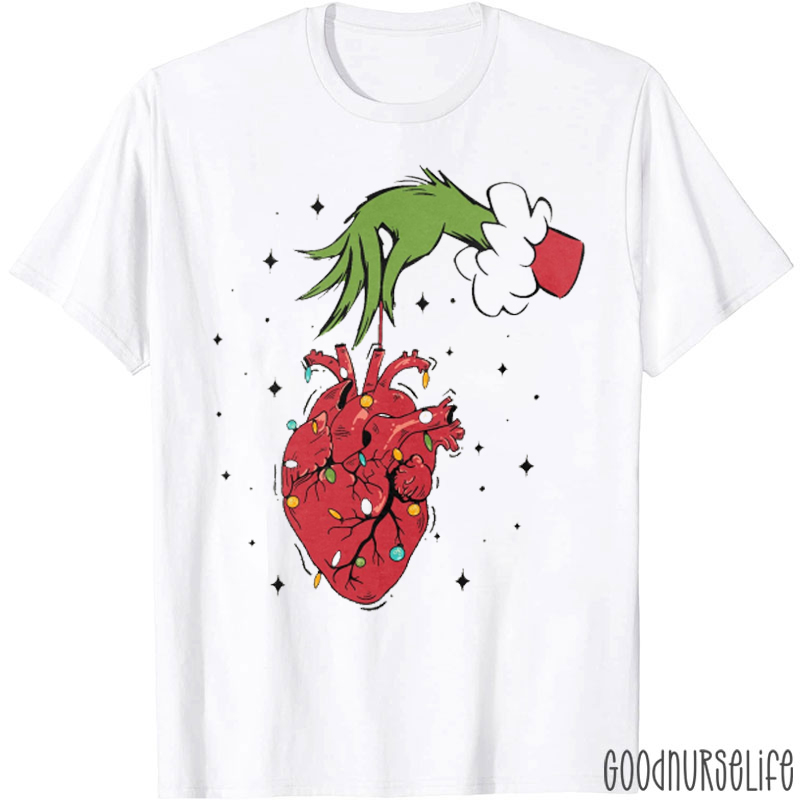 Heart Anatomy Christmas T-Shirt