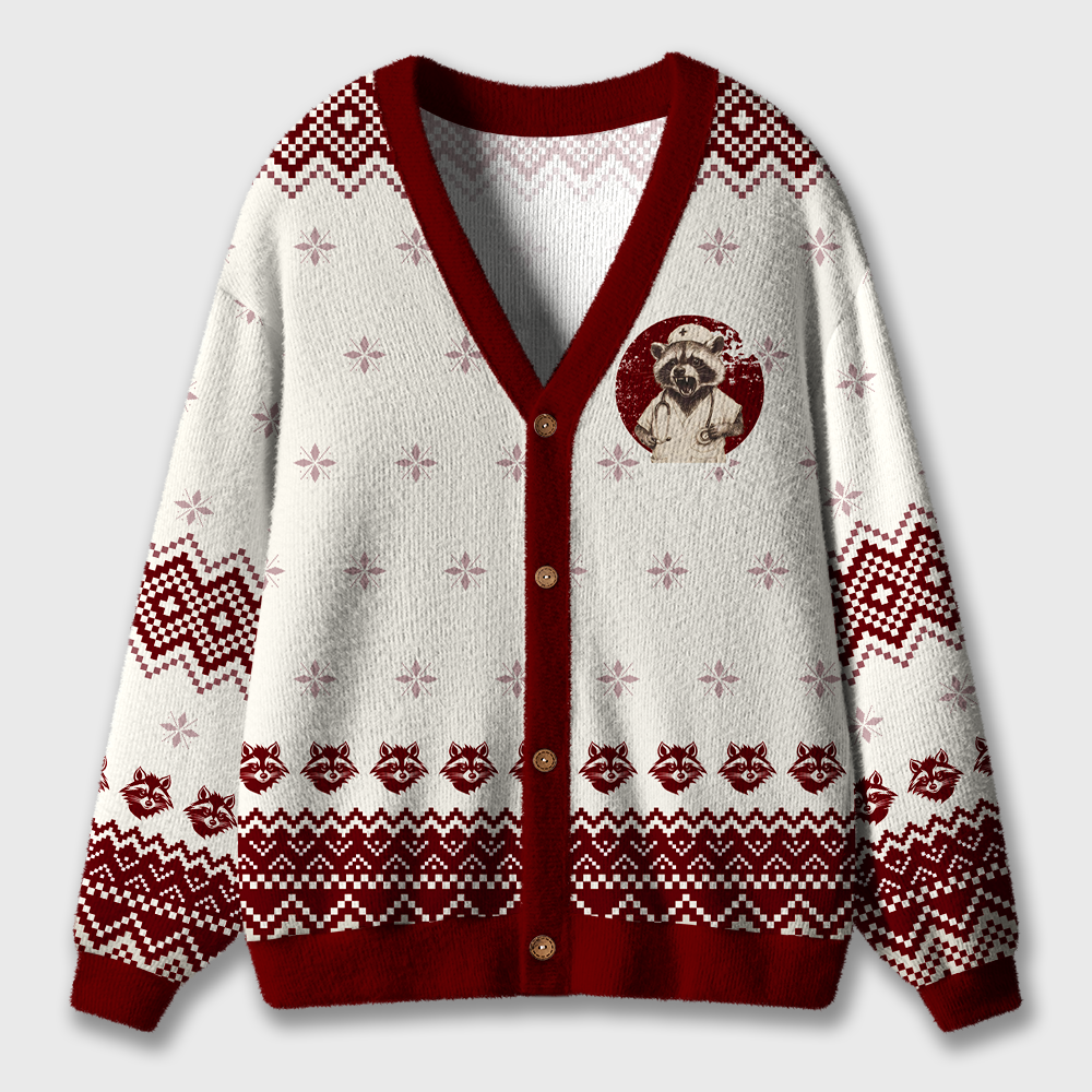 First Of All I'm A Delight Nurse Ugly Cardigan Sweaters