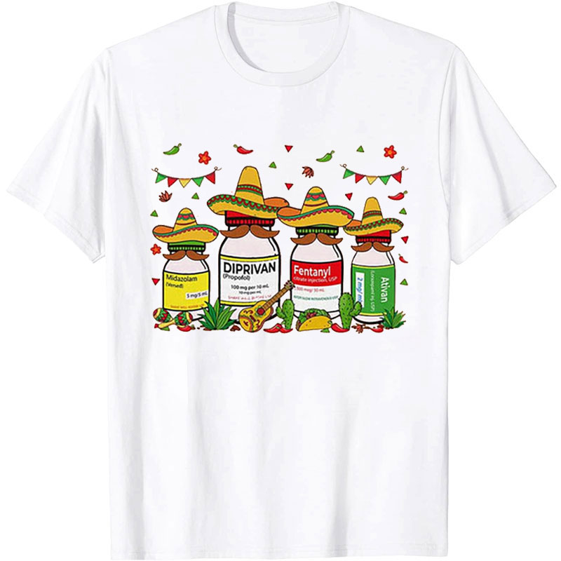 Cinco De Mayo Pharmacy Nurse T-Shirt