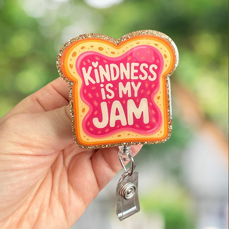 Kindness Is My Jam Nurse Badge Reel