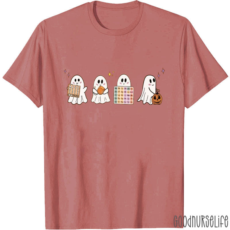Four Cute Halloween Ghosts T-Shirt