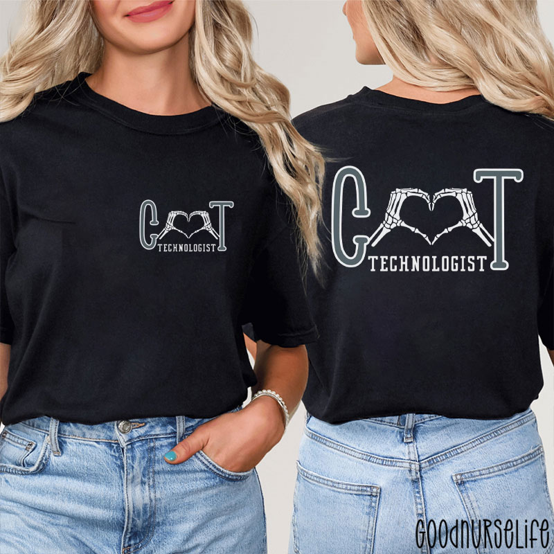 CT Technologist Computed Tomography Radiology Tech Two Sided T-Shirt