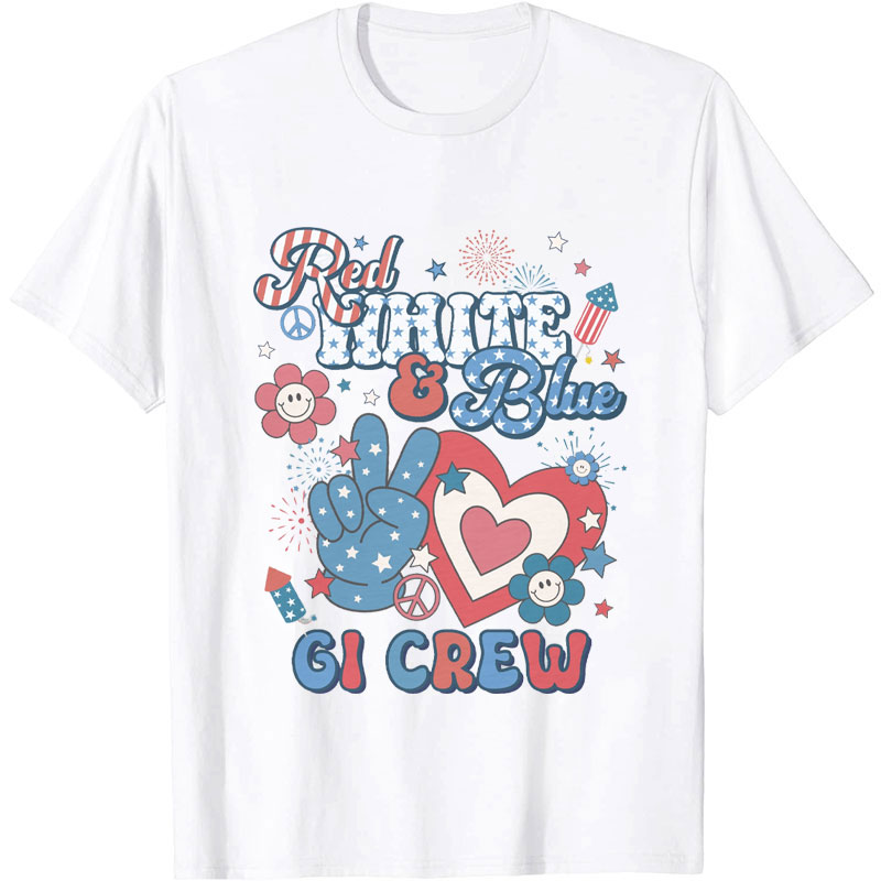 Red White And Blue Nurse T-Shirt