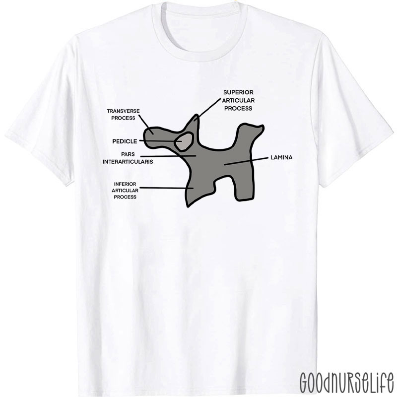 Funny Scotty Dog X-Ray T-Shirt