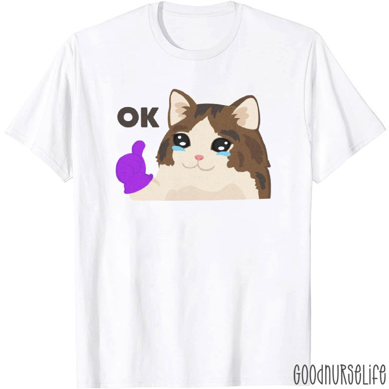 It's Ok Crying Cat T-Shirt