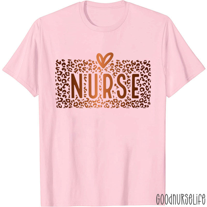 Leopard Nurse Life T-Shirt