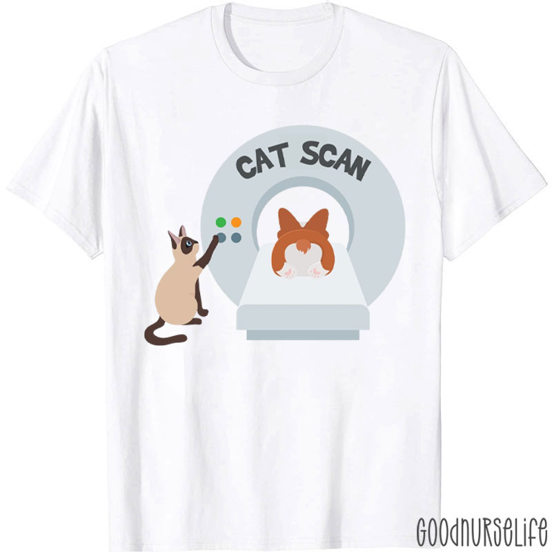Funny Cat Scanner Radiology T-Shirt