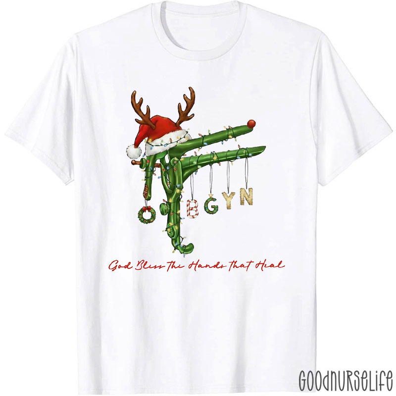 Festive Speculum OBGYN Nurse T-Shirt