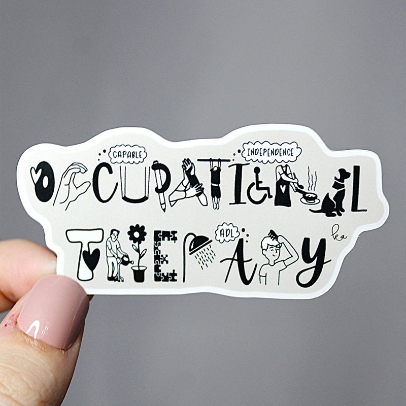 The Art of Occupational Therapy Nurse Stickers
