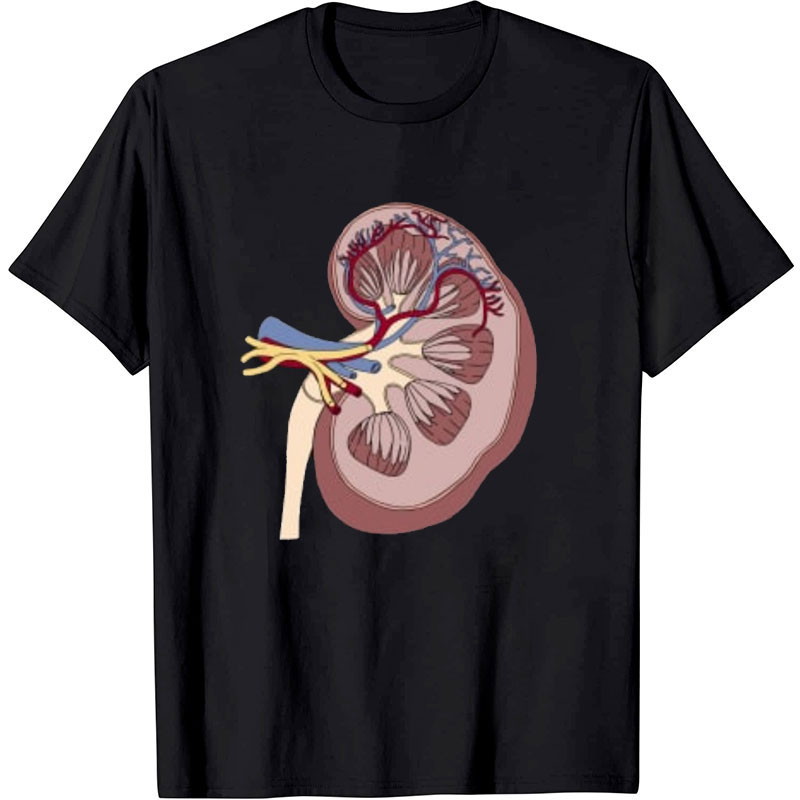 Kidney Anatomy Nurse T-Shirt