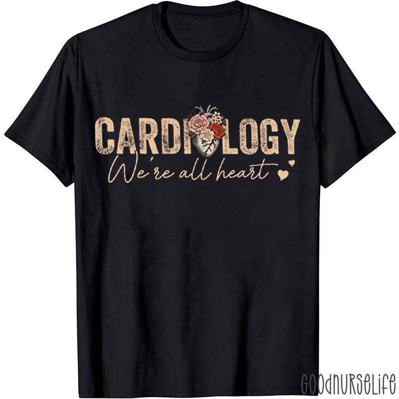 Retro Cardiology We're All Heart T-shirt