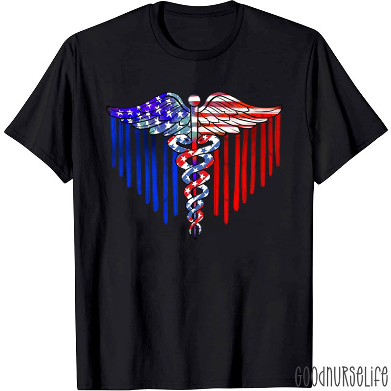 American Nurse 4th Of July Nurse T-Shirt