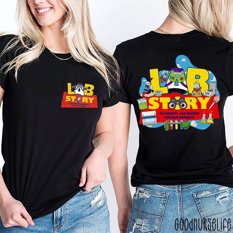 Lab Week To Infinity And Beyond Two Sided T-Shirt