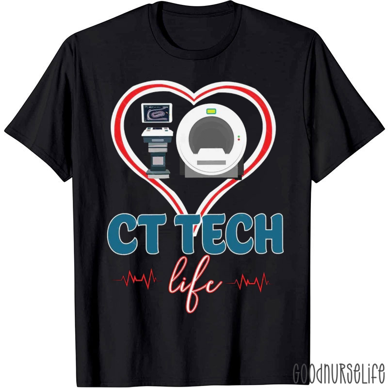 Love Heart CT Tech Life T-shirt