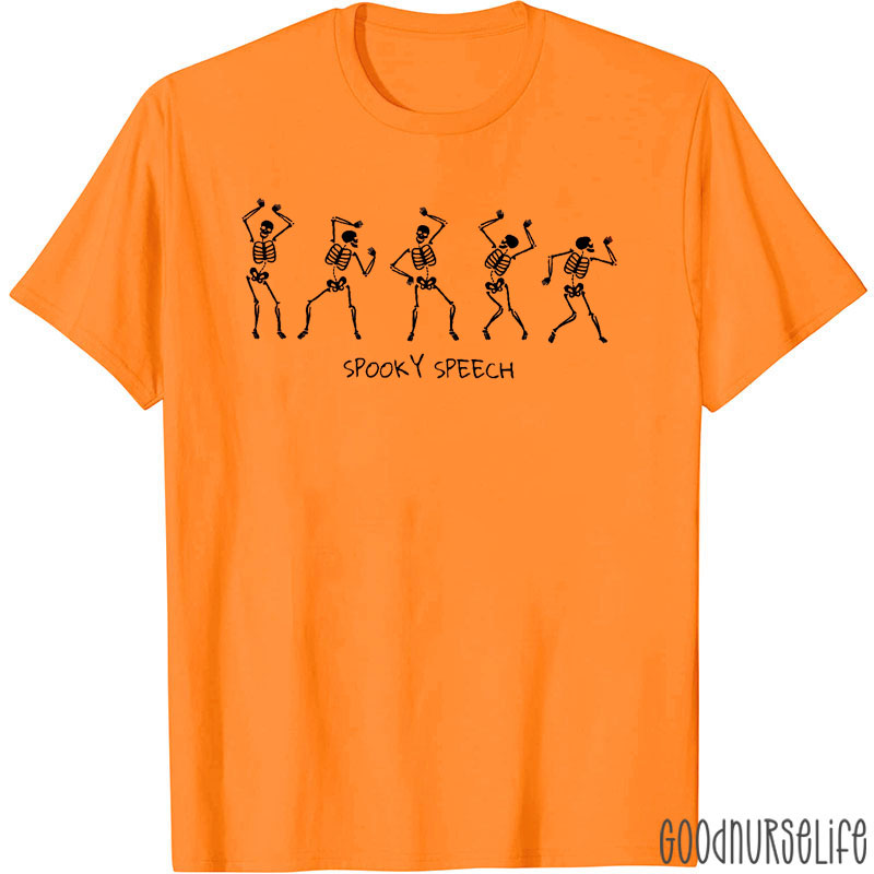 Spooky Speech With Dancing Skeletons T-Shirt