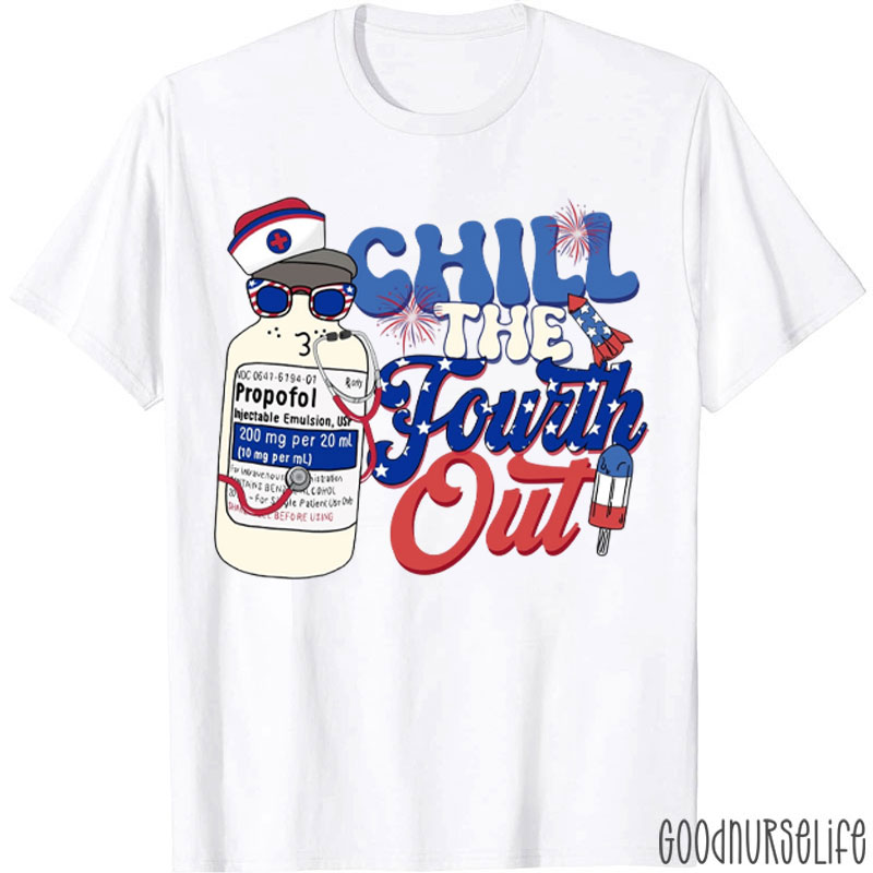 Funny 4th Of July ICU Nurse T-Shirt