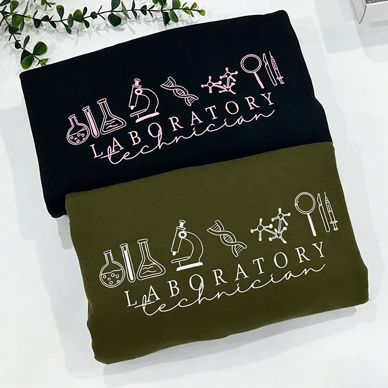 Embroidered Laboratory Technician Sweatshirt