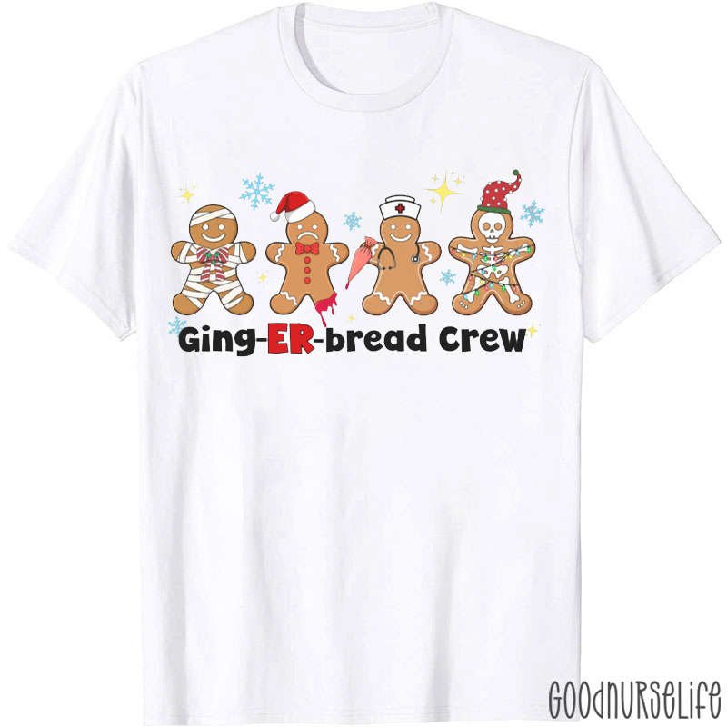 Christmas Vibe Gingerbread Crew T-Shirt
