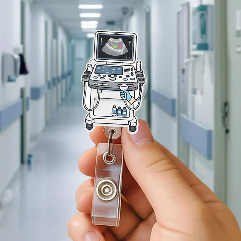 Sonographer Ultrasound Badge Reel