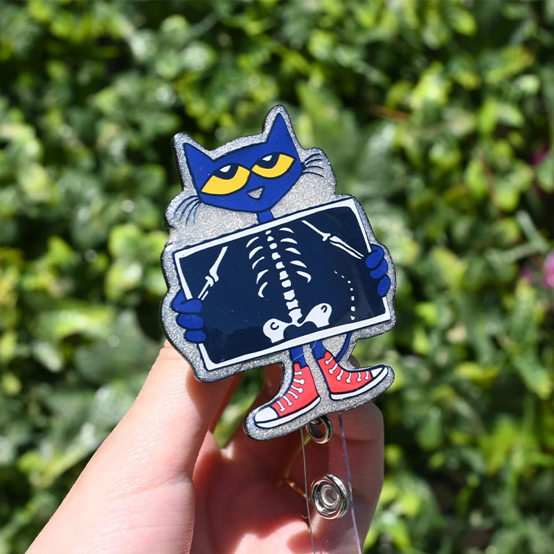 Blue Cat Radiology Badge Reel