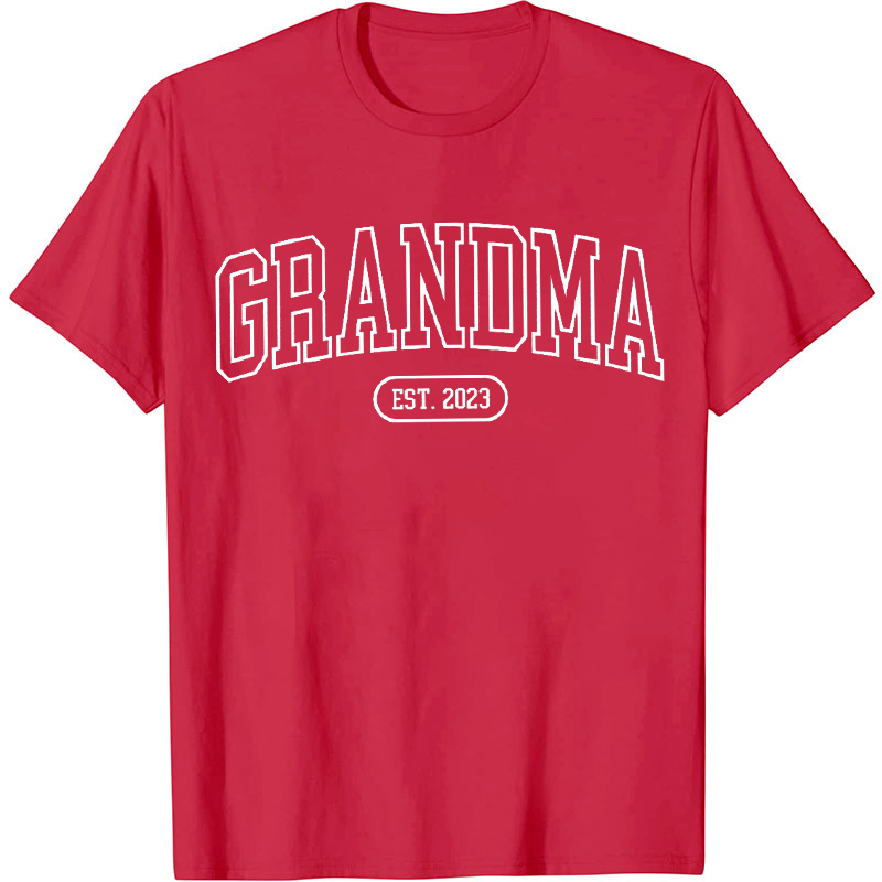 Personalized Grandma Est T-Shirt