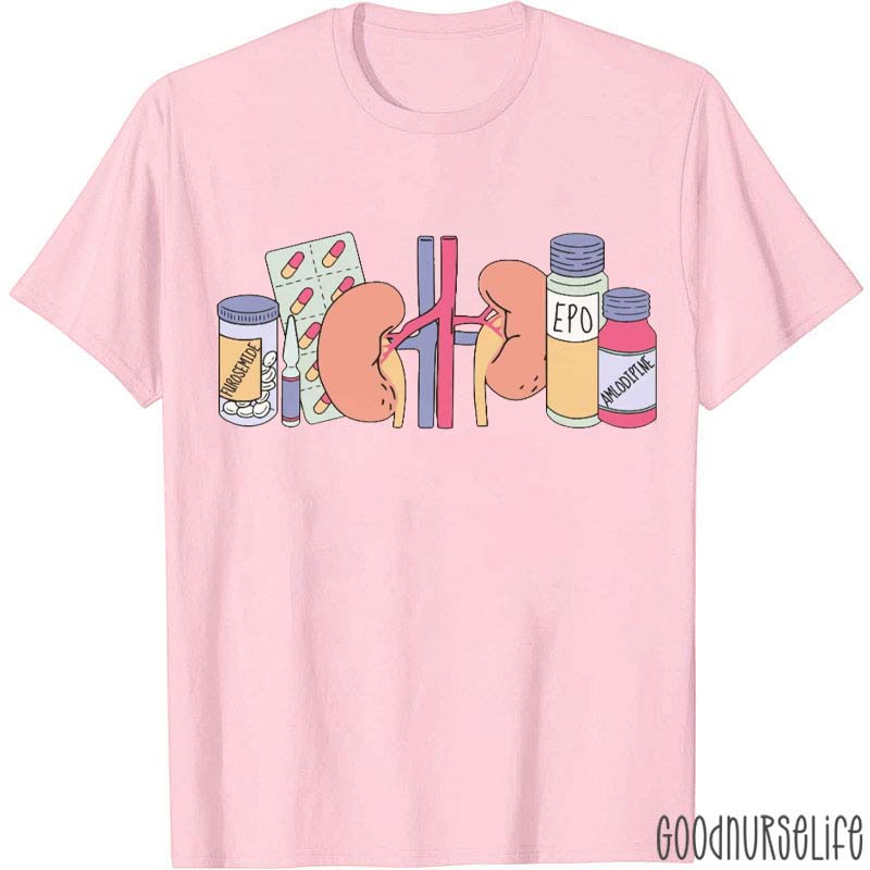 Nephrology Dialysis Tech Urology Nurse T-Shirt