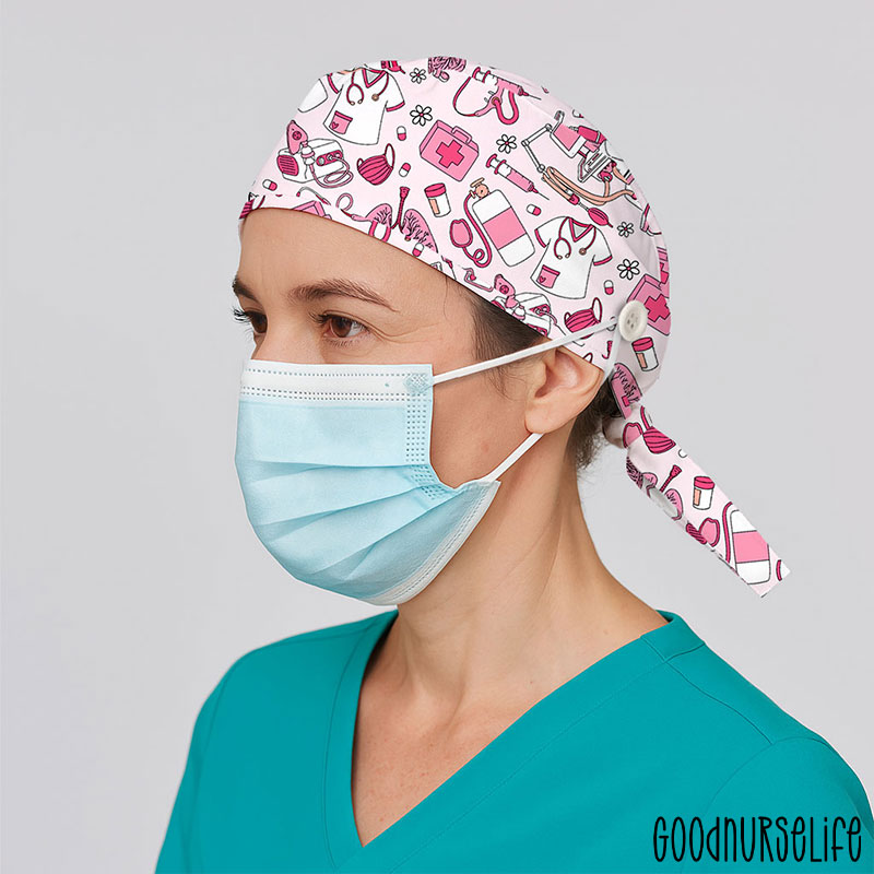 Take A Deep Breath Nurse Scrub Cap