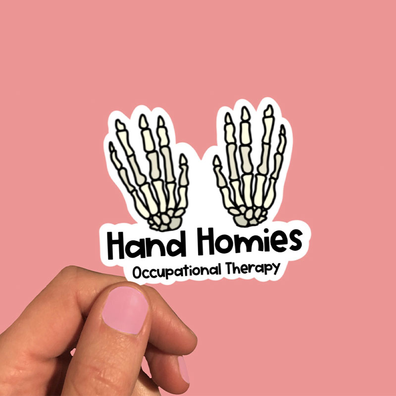 Hand Homies Occupational Therapy Small Nurse Stickers