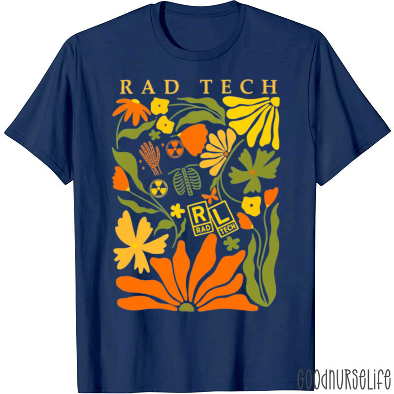 Rad Tech Wildflowers Radiologic T-Shirt