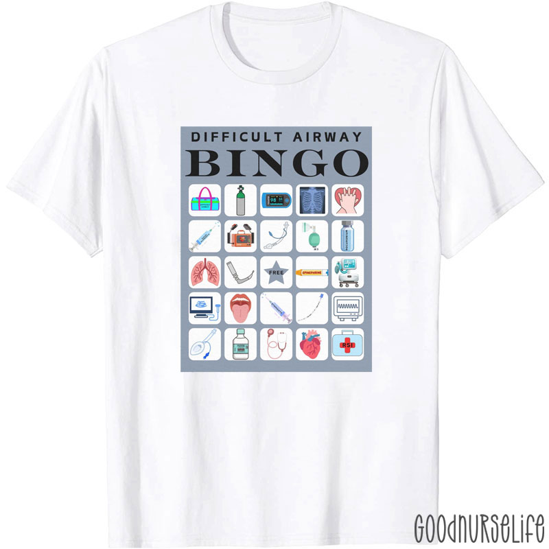 Difficult Airway Bingo T-Shirt