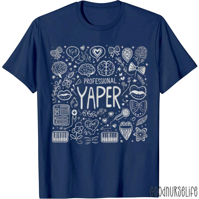 Funny Professional Yapper Speech Language Pathologist T-Shirt