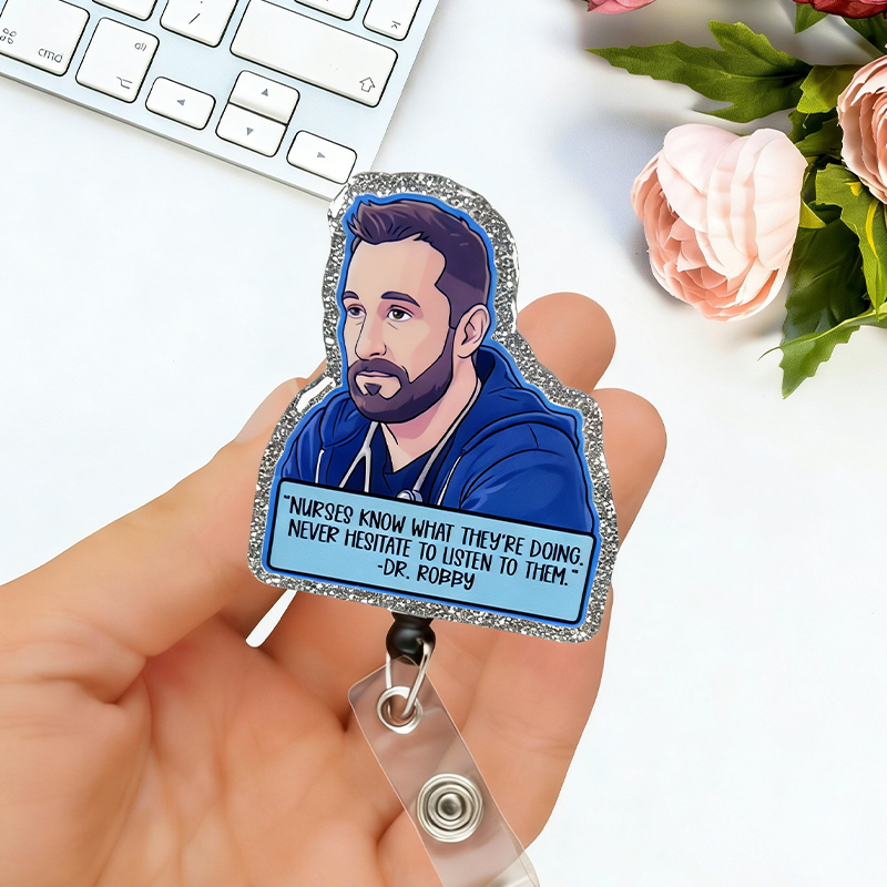 Nurses Know What They're Doing Never Hesitate To Listen To Them Nurse Badge Reel