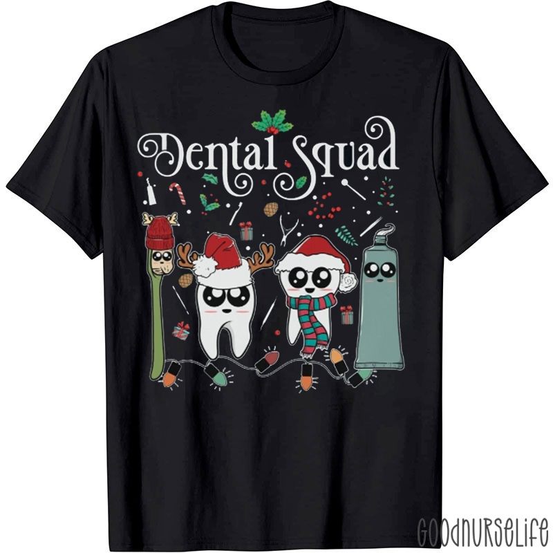 Dental Squad Christmas Crew T-Shirt