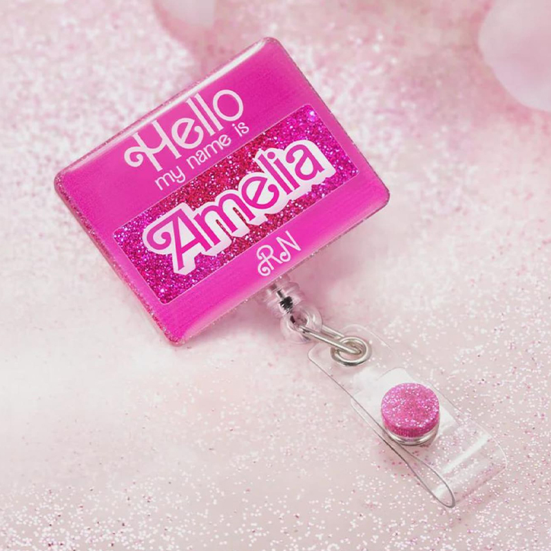 Personalized Hello My Name Is Badge Reel