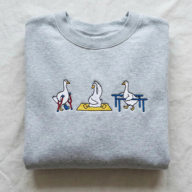 Embroidered Physical Therapy Duck Sweatshirt