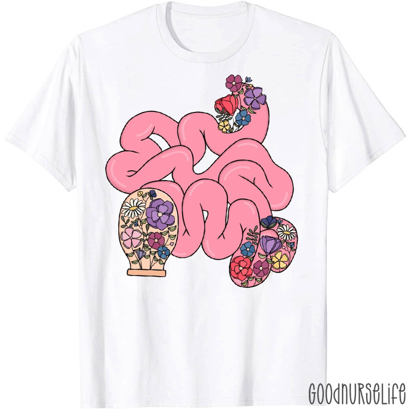 Floral Ileostomy T-shirt
