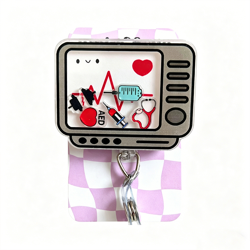 Cardiac Telemetry Tec Shaker Badge Reel