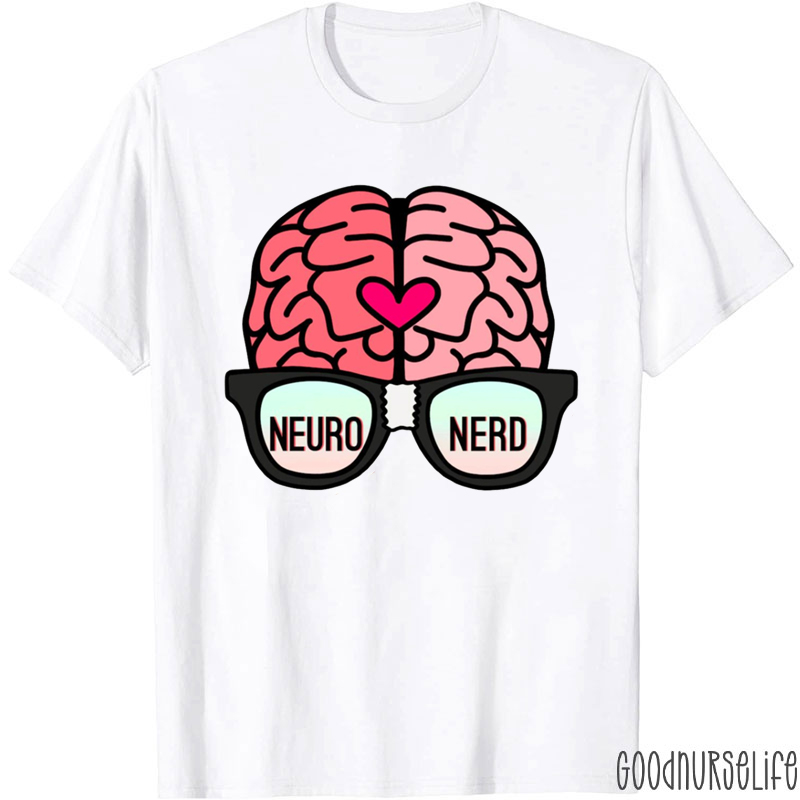 Neuro Nerd Physical Therapy Nurse T-Shirt
