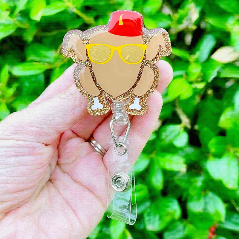 Thanksgiving Turkey Badge Reel