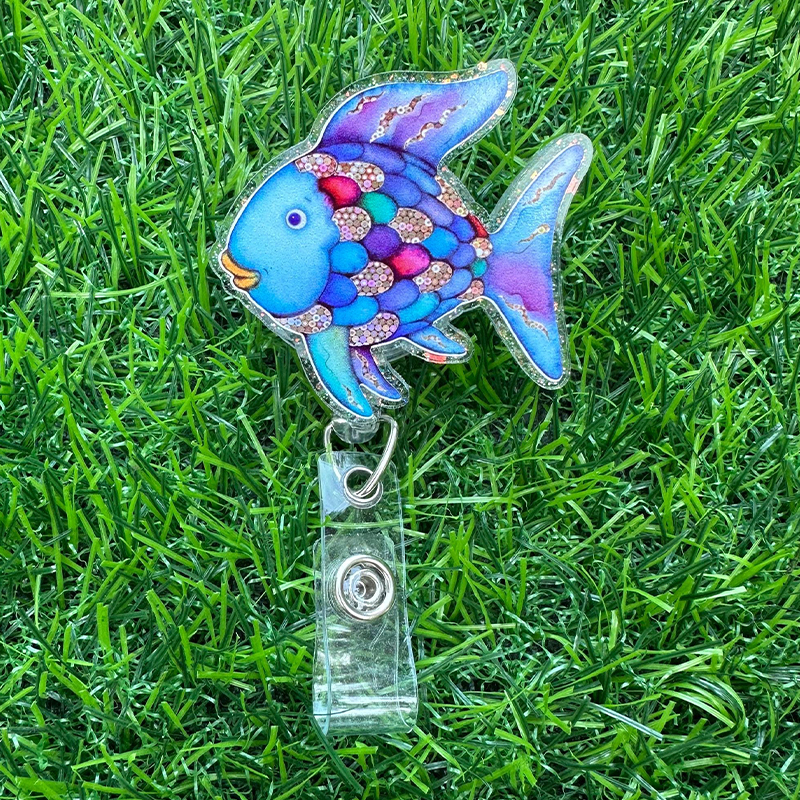 Pretty Fish Badge Reel