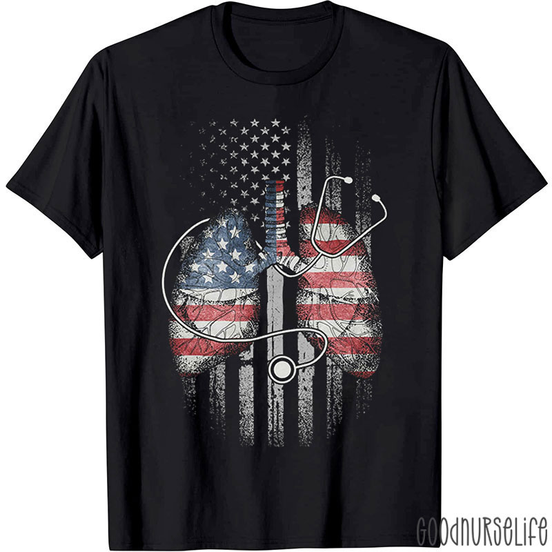 Flad And Respiratory Therapist Nurse T-Shirt