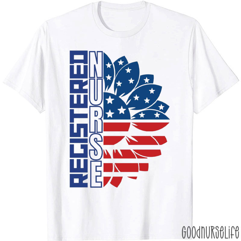 Funny 4th Of July Registered Nurse T-Shirt