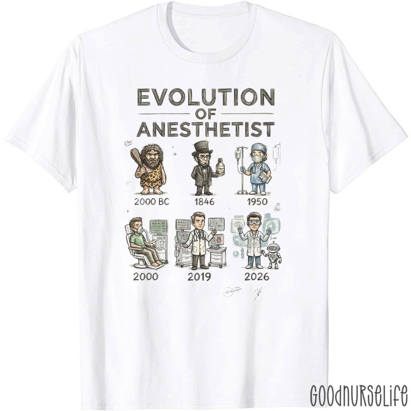 Evolution Of Anesthetist T-Shirt
